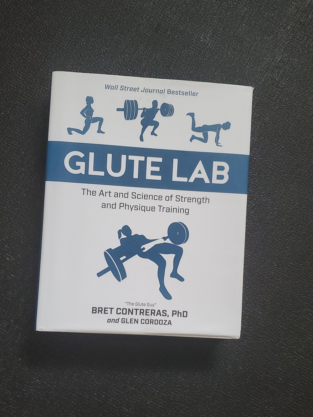 Glute Lab Book - White/Blue Fitness Guide by Bret Contreras